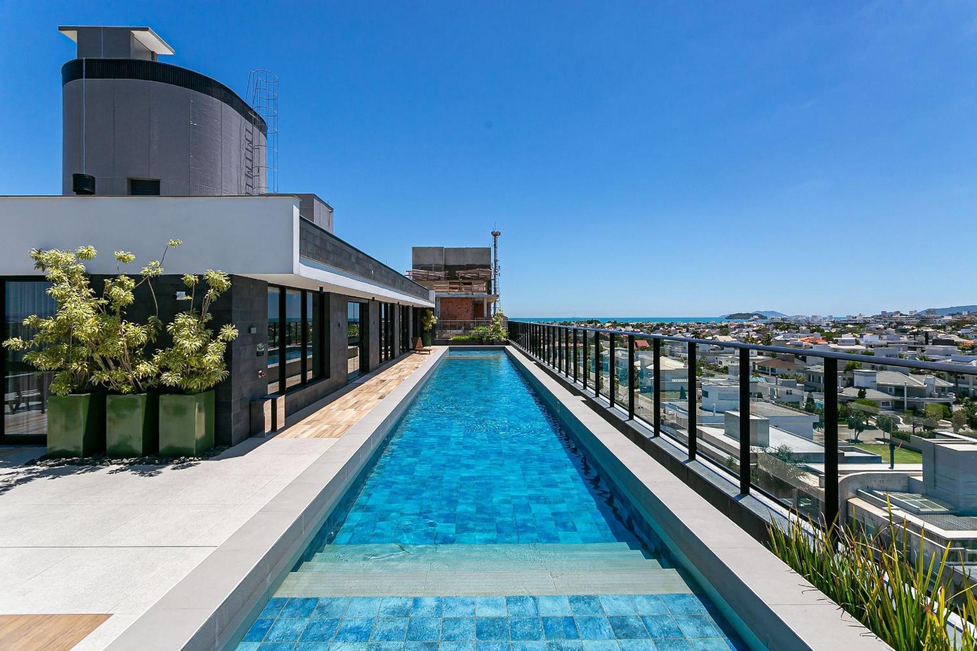 Wi-Fi 300Mb | Rooftop Com Piscina Em Jurere #Ja15 Florianópolis Exterior foto