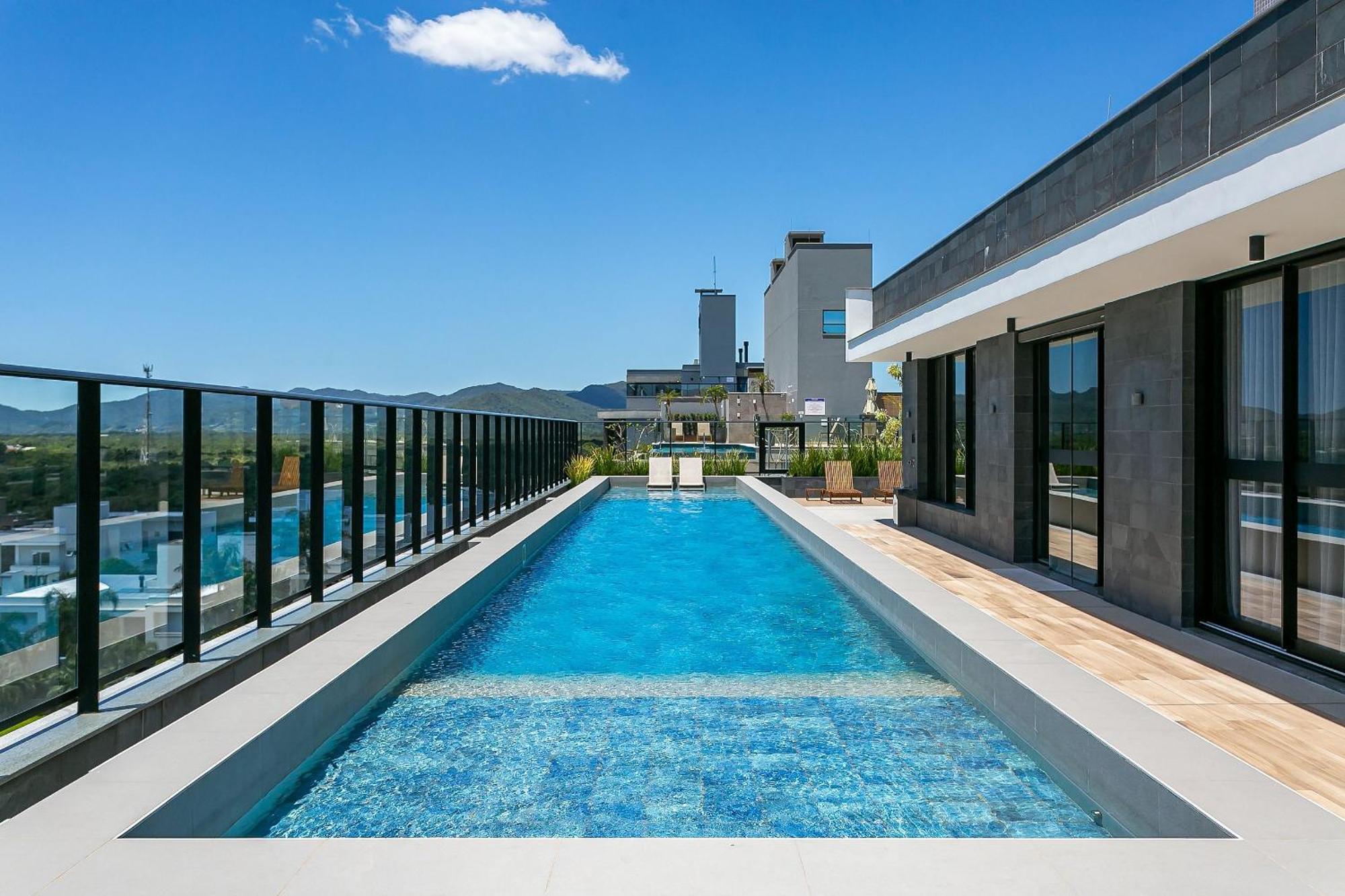 Wi-Fi 300Mb | Rooftop Com Piscina Em Jurere #Ja15 Florianópolis Exterior foto